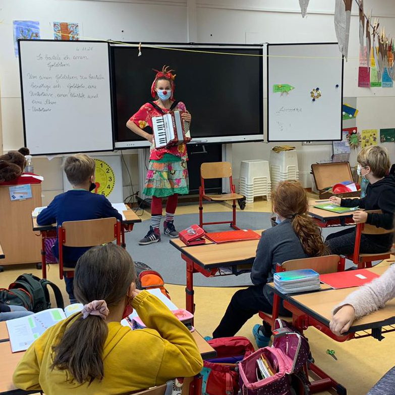 Clown in der Schule